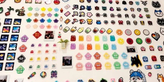 小梁的拼豆作品 本文圖/受訪者提供 小梁的拼豆作品 本文圖/受訪者提供